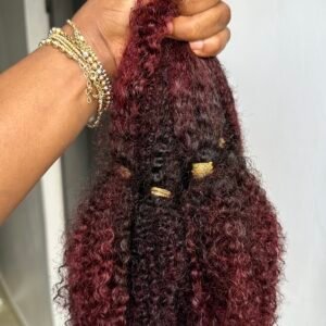 HairbyVintage Human Hair Extension 18 inches Colour 1b/35 4A