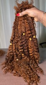 Auburn-Brown Mix Brazilian Kinky Extension