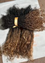 HANDMADE SISTERLOCS WITH CURLS HUMAN HAIR (Colour 1B/30 Ombre) - Image 3