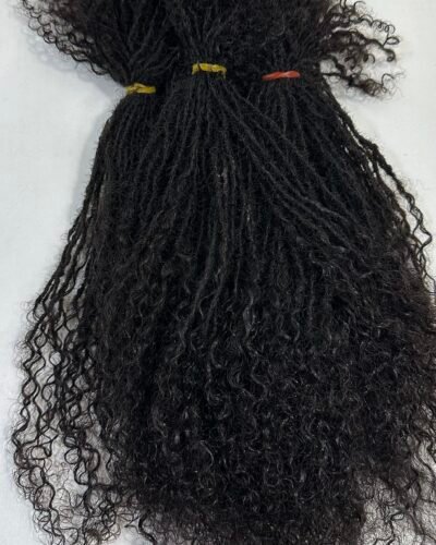 Sisterlocs-with-kinky-curls-tips-human-hair-extension-colour-1b-4C-texture-hairbyvintage-salon-lekki-lagos-nigeria