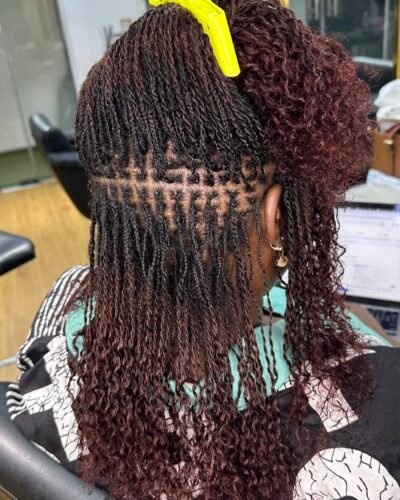Brazilian-kinky-human-hair-extension-colour-1b-35-4C-texture-hairstyle-hairbyvintage-salon-lekki-lagos-nigeria