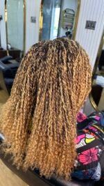 Brazilian Kinky Donor Human Hair Extensions | Reusable Hair for Microlocs, Interlocking & Twist (Colour 27/30/33 Mix) - Image 2