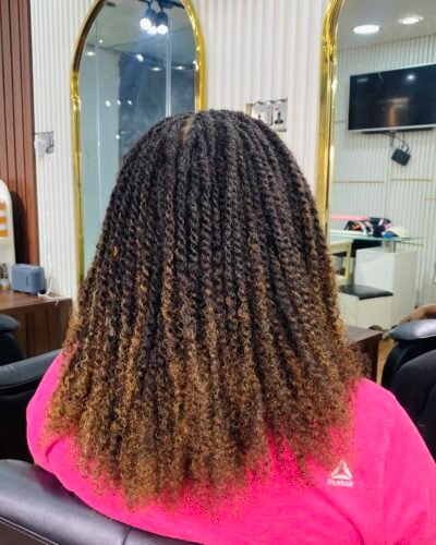Brazilian-kinky-human-hair-extension-loose-twist-hairstyle-colour-1b-33-4C-texture-hairbyvintage-salon-lekki-lagos-nigeria