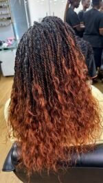 Wet & Wavy Human Hair Extensions | Soft Reusable Curly Wavy Hair for Natural Protective Styles (Colour 33/350 Mix) - Image 2
